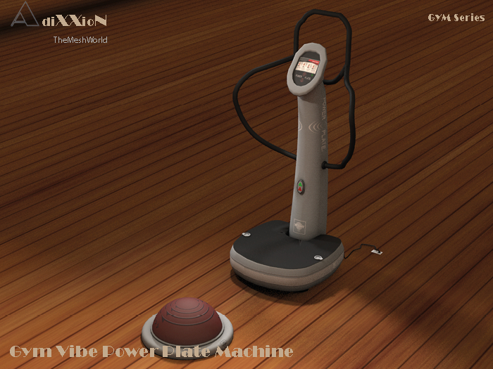 Second Life Marketplace Gym Vibe Power Plate Machine